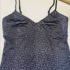 Camisole Black Cheetah print